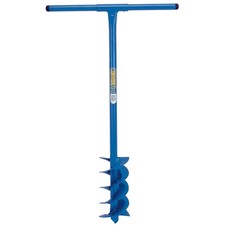 Draper Fence Post Auger From Tubular Steel With Handle 1050mm x 150mm Blue