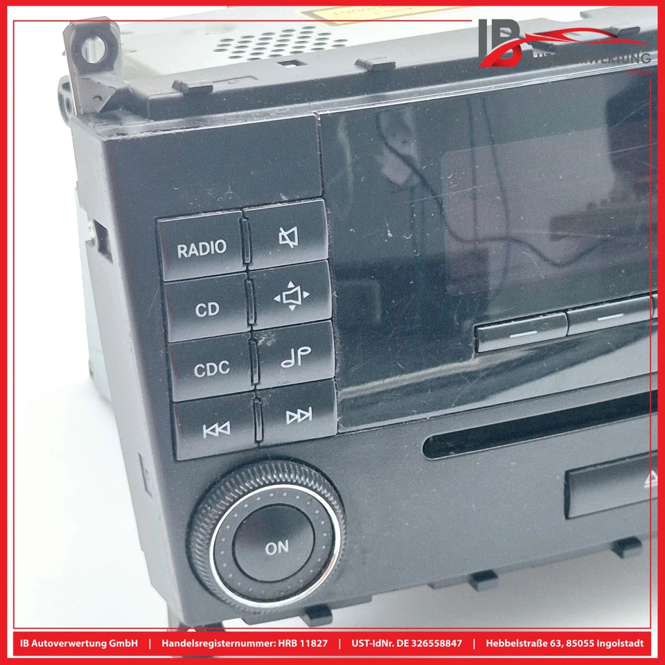 CD-Radio Autoradio A2038704589 MERCEDES BENZ C-KLASSE COUPE CL203 C200 CDI - Bild 4 von 4