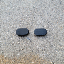 Volvo 240 Front Headlight Wiper Rubbers Covers Pair Bumper Grommet 242 244 245