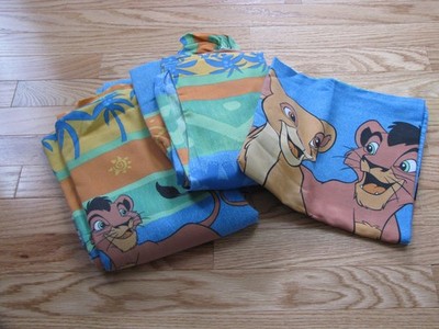 Lion King Disney Vintage Sheets - Disney Bedroom - Flat Fitted Pillowcase