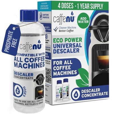 Universal Coffee Machine Descaling Solution. Coffee Machine Descaler Liquid 4...