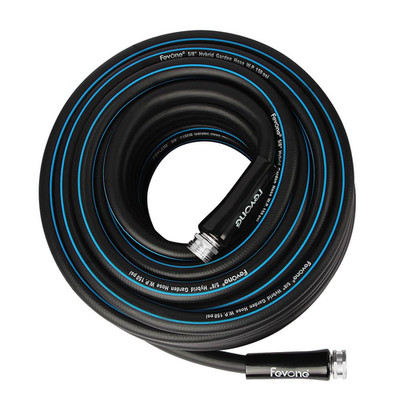 Fevone 50 Ft Garden Hose Kink-Free Flexible Water Hose 5/8 Inch Heavy Duty