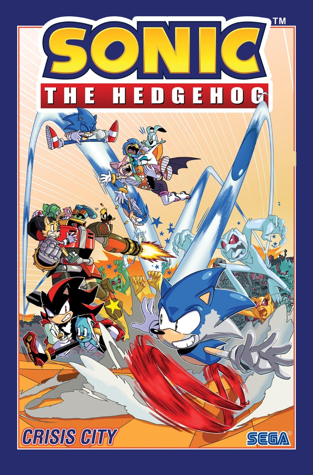 SONIC THE HEDGEHOG Volume 5 CRISIS CITY Graphic Novel