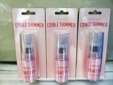 3pk Sweetshop Jadalna połyskująca pompa przeciwpyłowa 0,14 uncji-różowa