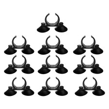 10 Pieces Aquarium Suction Cup Clips Clamps Multifunctional Compact Heating Rod