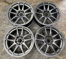 Jdm Rarework Emotion Cr Kai 179j 17 Pcd114.3 5-hole Wheels. Work Emot No Tires Jdm Rarework Emotion Cr Kai 179j 17 Pcd114.3 5-hole Wheels. Work Emot No Tires