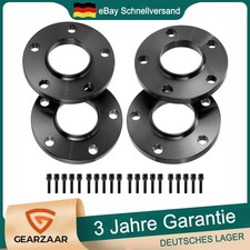 Spurverbreiterungen Passend für BMW E81 E87 5x120mm 15/20mm Ø72,6mm Alu Schwarz