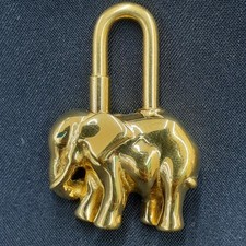 HERMES Charm Elephant Padlock