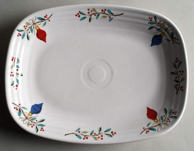 Fiesta Tableware Company Nutcracker 11'' Rectangular Serving Platter 12840626
