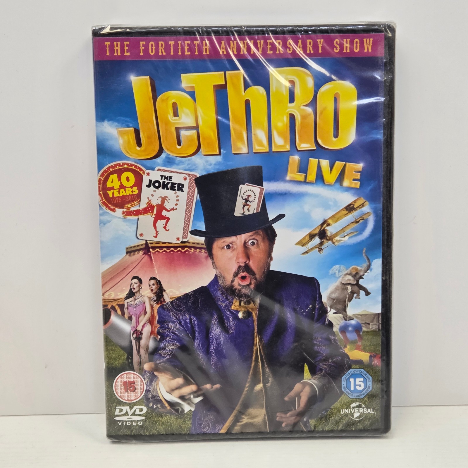 Jethro Live 40 Years The Joker DVD New Sealed UK Region 2