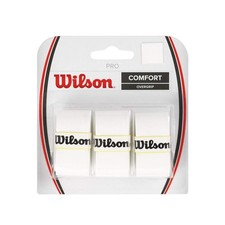 Wilson Pro Overgrip 3 Pack 1100mm x 27mm x 0.55mm, White