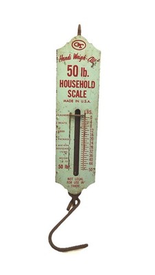 VTG Handi Weigh All Hanging OT Scale 50 lbs Made in USA