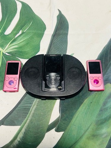 Sony Walkman Pink Speaker Set MP3