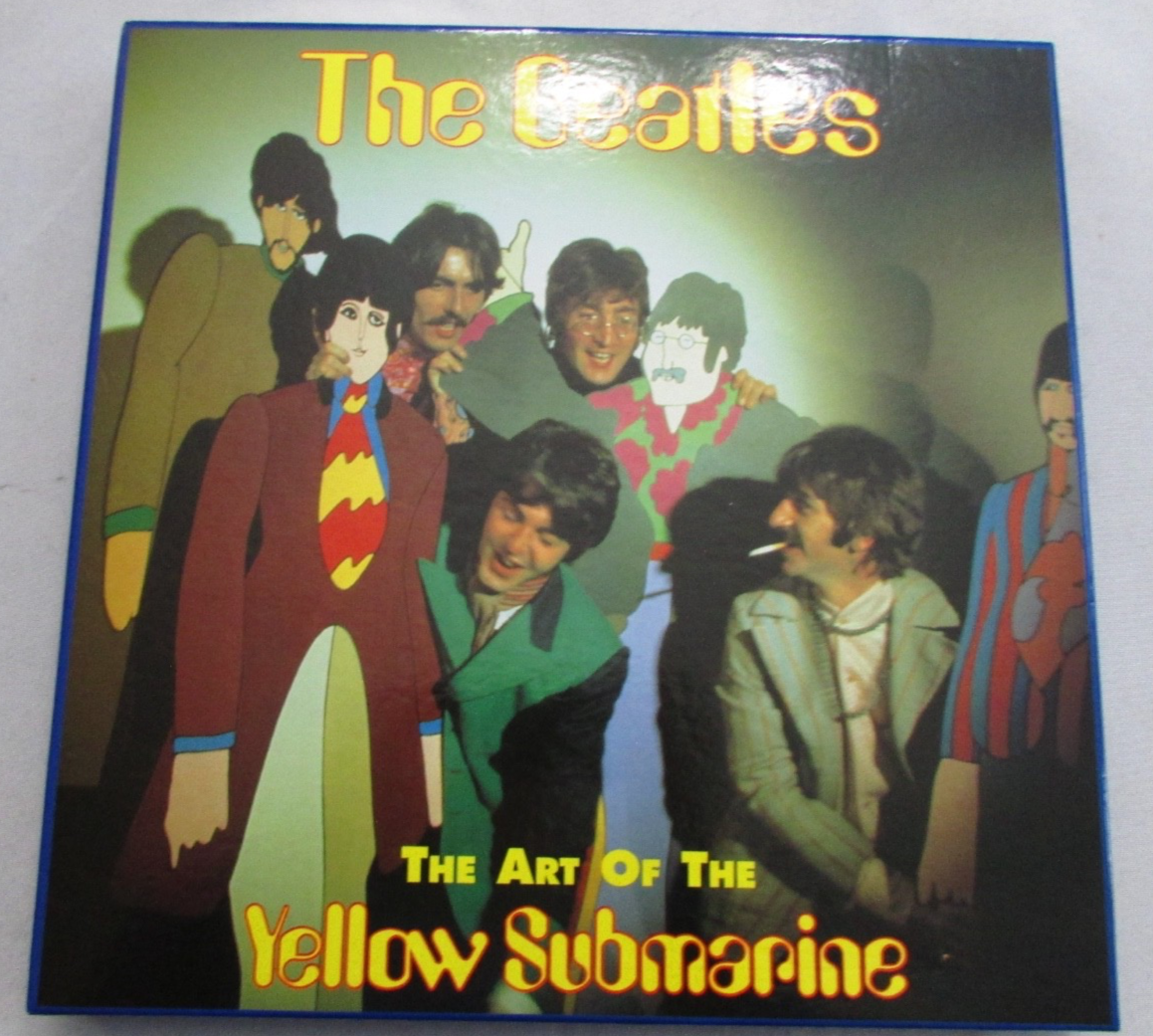THE BEATLES THE ART OF THE YELLOW SUBMARINE RARE BOX CD w/BOOK Nm