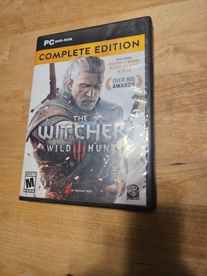 The Witcher 3 Wild Hunt PC DVD-ROM Complete Edition (All DLC included)