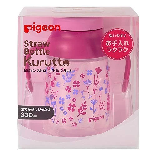 Botella de paja de paloma flor Kurutto Foto 2 de 4