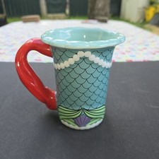 Disney Parks The Little Mermaid ARIEL Dress Mug Cup 12 oz Ariel's Hair Handle