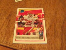 CLYDE EDWARDS-HELAIRE RATED ROOKIE  2020 PANINI DONRUSS FOOTBALL CARD #321. rookie card picture