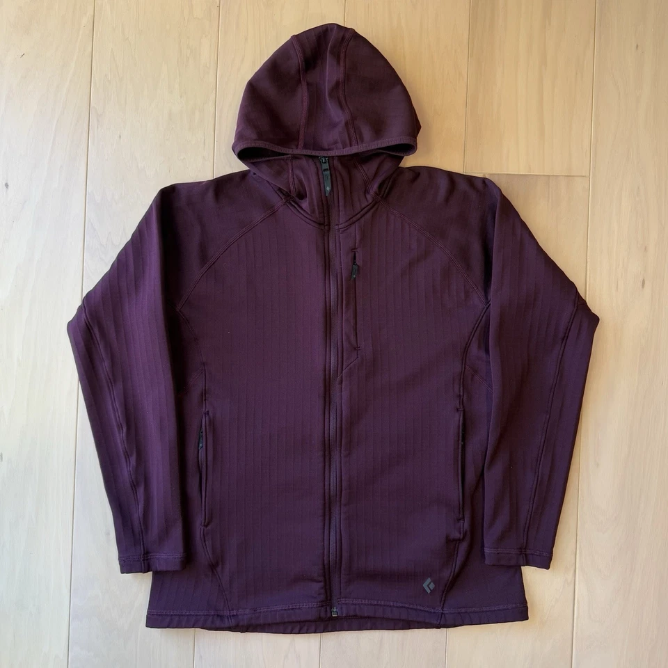Black Diamond Factor Hoody Women's Large Maroon Regulator Fleece Light Jacket - Image 2 of 4