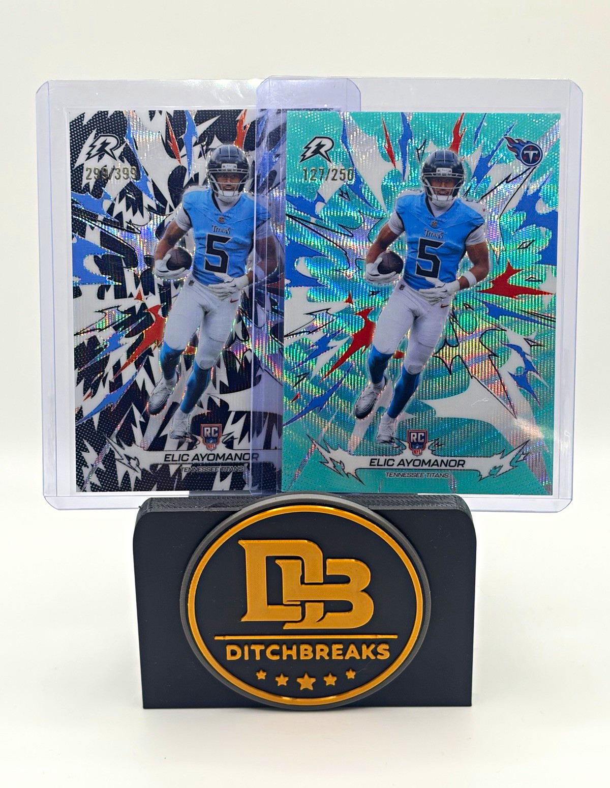 Topps Resurgence Elic Ayomanor /250 & /399- 2 Card Lot 2025