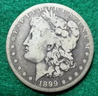 1899 O Morgan Silver Dollar New Orleans .9 Silver Ungraded