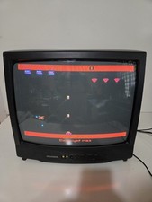 SYLANIA 6419TE 19" CRT TV RETRO GAMING COLOR TELEVISION No Remote TESTED WORKS