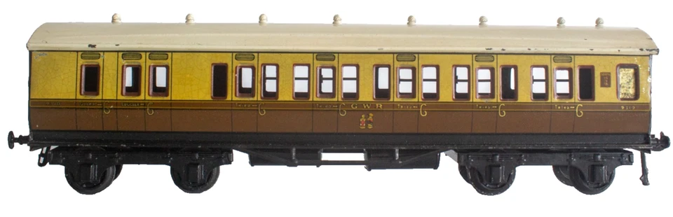 Juego de 2 autocares de pasajeros GWR calibre 0 poco comunes Bassett-Lowke de 1915 Foto 2 de 4