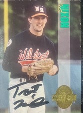 TROT NIXON BOSTON RED SOX SIGNED AUTOGRAPHED 4 SPORT 1993 ROOKIE BASEBALL CARD. rookie card picture