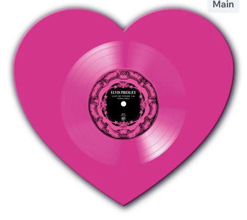 ELVIS PRESLEY - Love Me Tender Heart Shaped Pink Vinyl  MINT NEW UNPLAYED RNR***