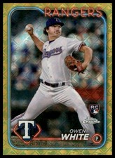 #211 Owen White 2024 Topps Chrome Logofractor Gold MLB Refractors RC #/50