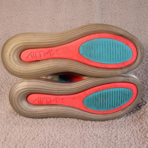 Nike Air Max 720 Low Geology - sz 7Y GS - Rainbow Pride - Photo 8/9