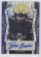 2022 Leaf Flash Portrait Purple Metalized Sparkles /20 Tyler Badie Auto 0u66