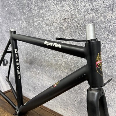 Vintage Bianchi Super Pista Track Frame 55cm 700c Horizontal