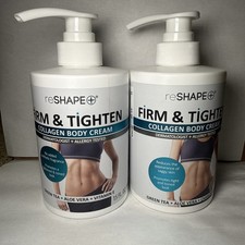 2x Reshape Firm  Tighten Collagen Cream Body Skin Lotion 15 Fl Oz Each 