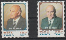 == AFRIQUE DU SUD. Série ★★ Investiture Président F.W. de Klerk - 1989 ==