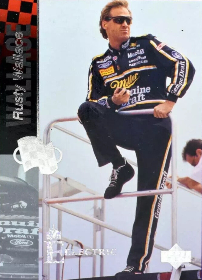 1995 Upper Deck Racing Electric Silver SP #183 Rusty Wallace Miller Lite