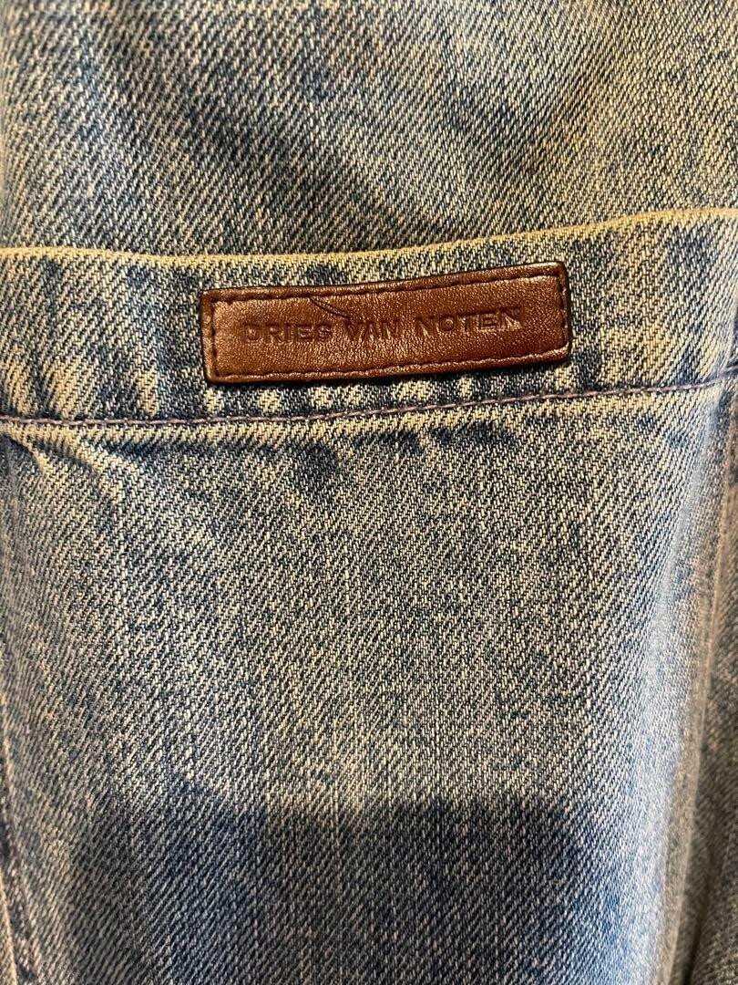 Dries Van Noten Tote Bag Orange Canvas Denim Used | eBay