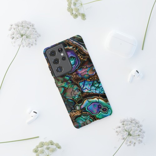 Abalone Shell Mollusc Mosaic PRINTED Tough Phone Case iPhone Samsung Pixel - Photo 180/190