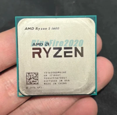 AMD Ryzen 5 1600 3.2 GHz 6-Core 12-Threads Socket AM4 65W CPU Processor R5 1600 - Bild 1 von 4