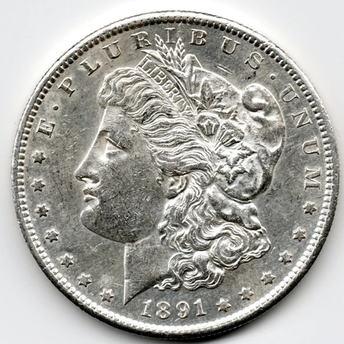 1891 S Morgan Silver Dollar BU Uncirculated