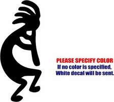 Kokopelli Fertility Graphic Die Cut decal sticker Car Truck Boat Window Wall 7"