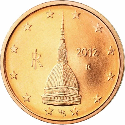 [#731340] Italie, 2 Euro Cent, 2012, FDC, Copper Plated Steel, KM:211 - Photo 1/2