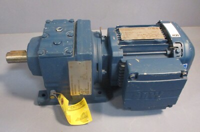 Sew Eurodrive R37DRS71S4/DH Gear Motor 0.5 HP 39.17:1 Ratio 43 RPM Out 716 In-Lb