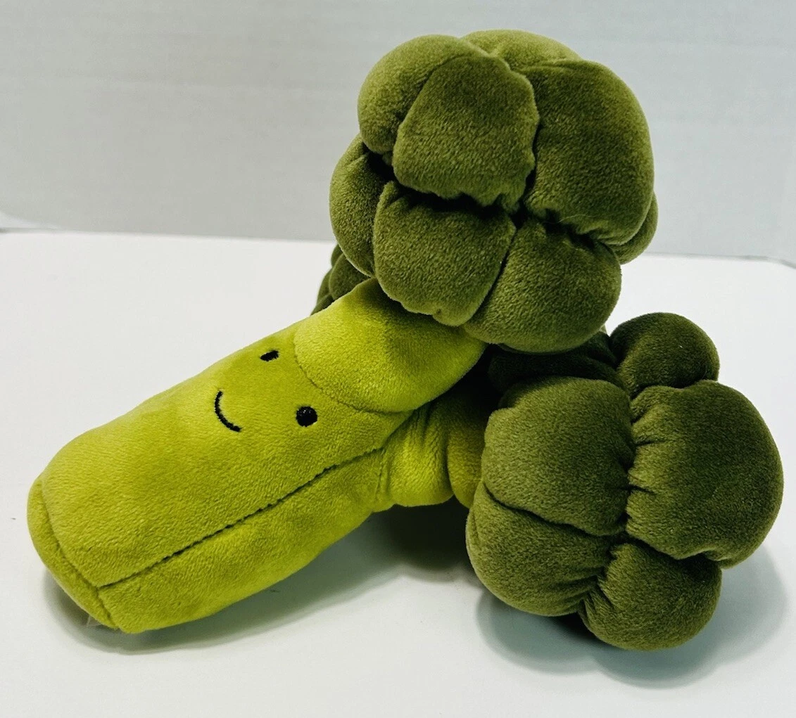 Jellycat Amusable Broccoli Plush Green 6” Stuffed Animal Toy