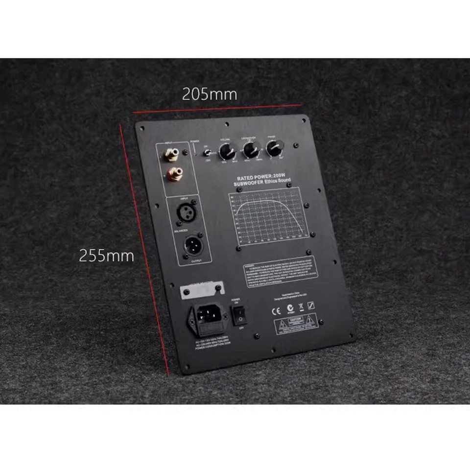 200W HiFi Subwoofer Amplifier Board 110V/220VAC For 4-8Ω 8-12 inch Speaker - Image 4 of 4