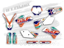 NitroMX Graphic Kit for KTM SX SXF 125 250 450 525 2005 2006 Decals Motocross MX
