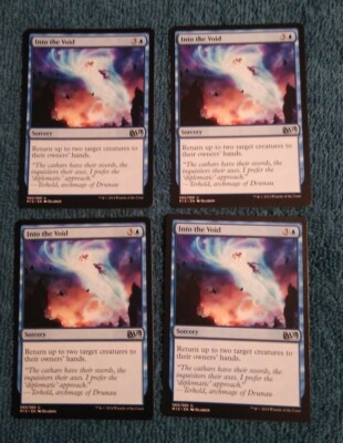 MTG M15 INTO THE VOID UNCOMMON X4