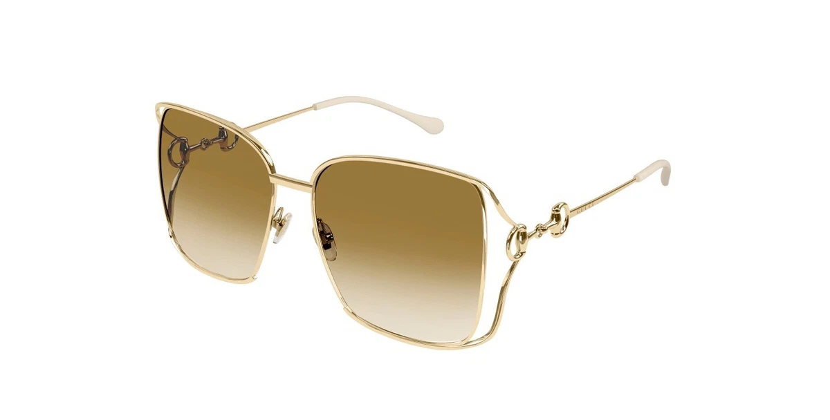 Square gold cheap sunglasses women's
