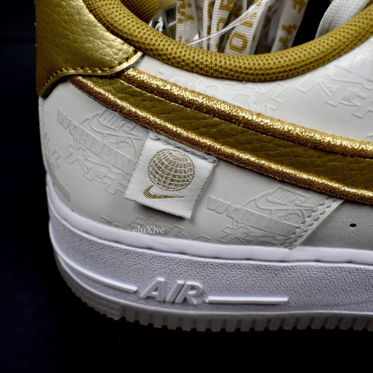 nike air force 1 low worldwide katakana gold