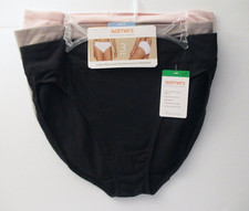 Warners HI-CUT soft stretch-cotton blend HI WAIST panties 3-Pack size 7/L